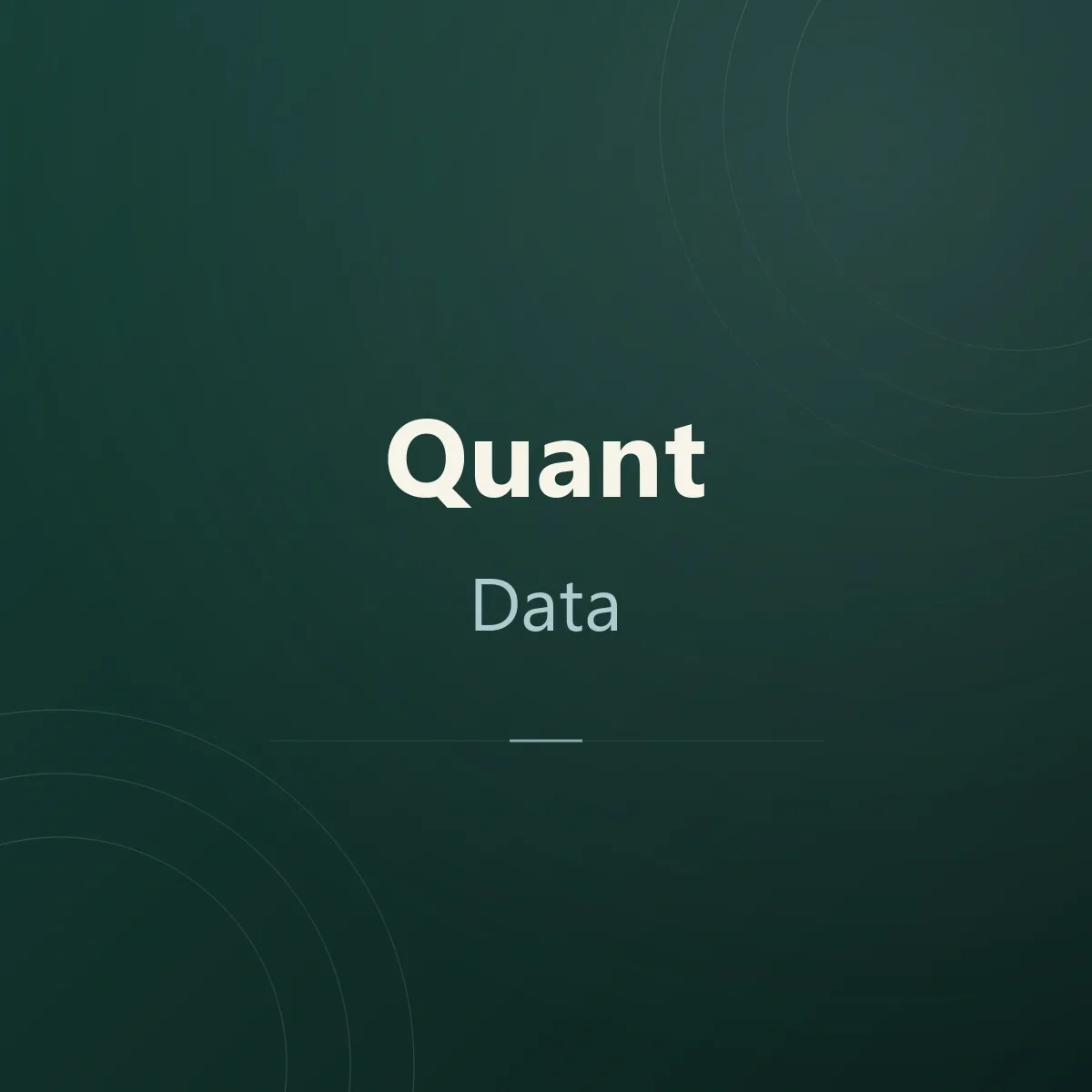 Quant Data