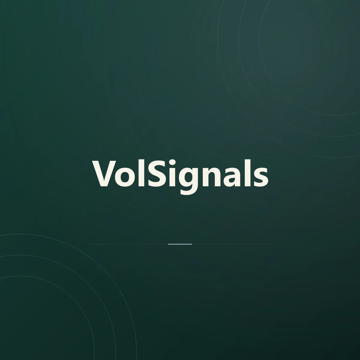 VolSignals