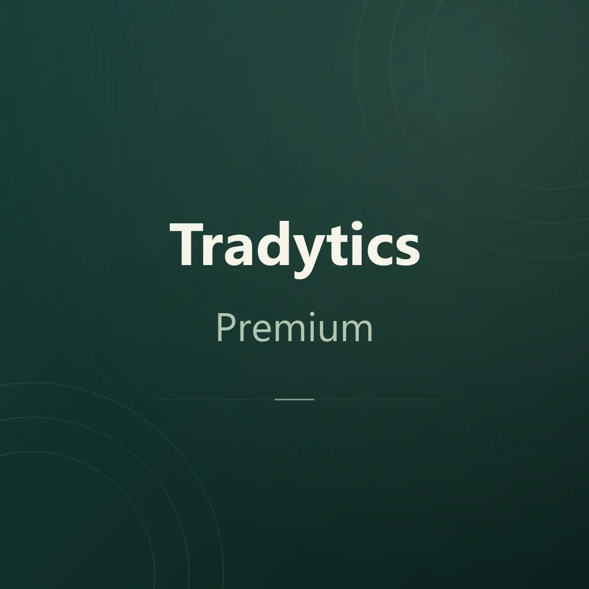 Tradytics Premium