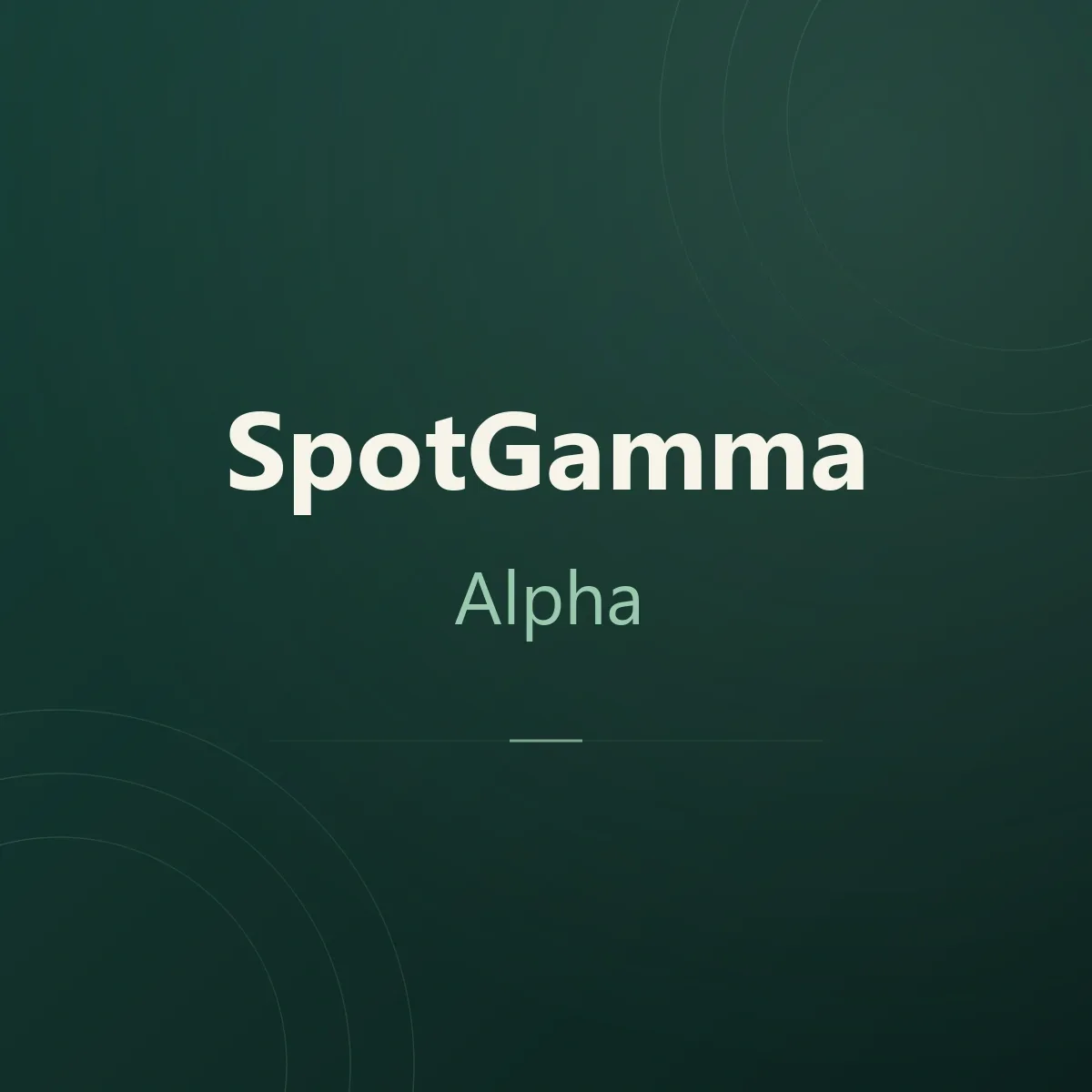 SpotGamma Alpha